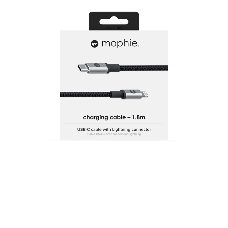 Mophie USB-C to Lightning Cable 1.8m Black