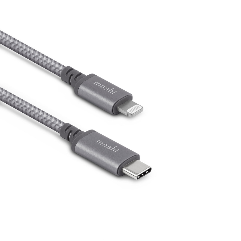 Moshi Integra USB-C to Lighting Cable 1.2m Titanium Grey