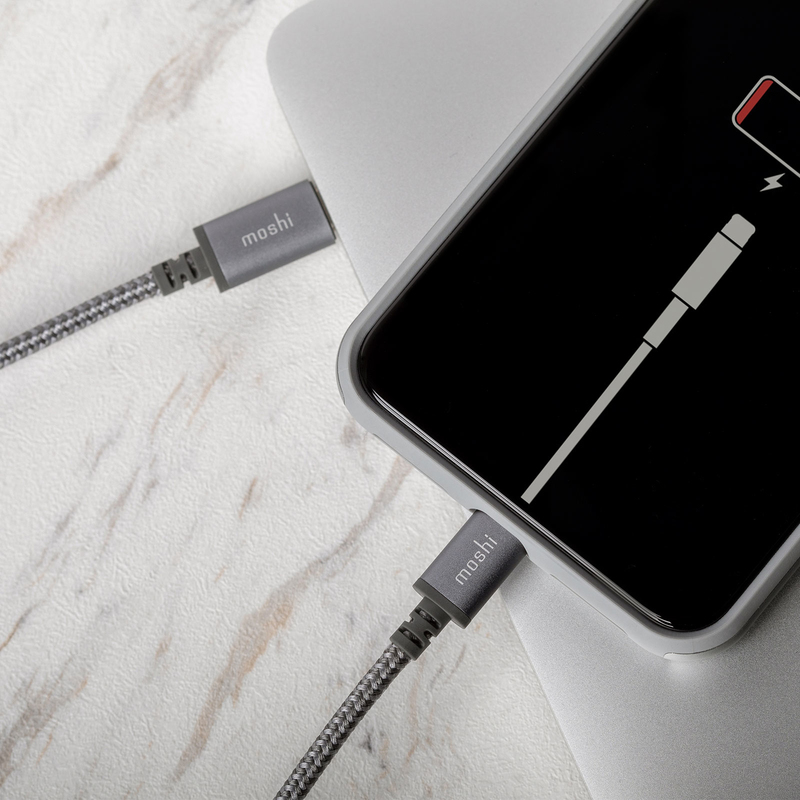 Moshi Integra USB-C to Lighting Cable 1.2m Titanium Grey