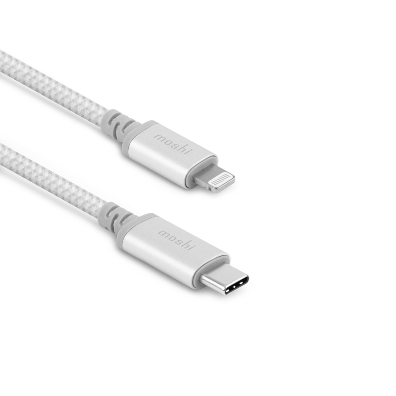 Moshi Integra USB-C to Lighting Cable 1.2m Jet Silver