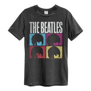 Amplified Beatles Hard Days Night Vintage T-Shirt - Charcoal