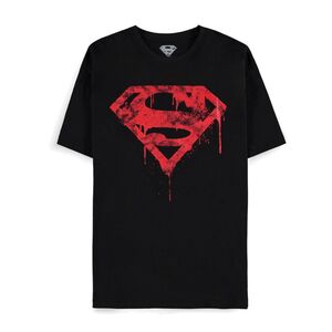 Difuzed DC Comics Superman Logo Retro Classics Men's Short Sleeved T-shirt - Black