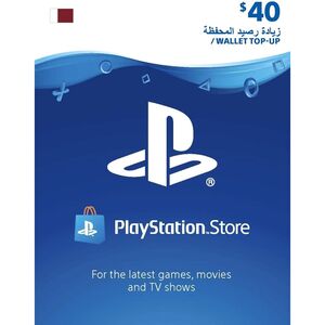 Sony PSN PlayStation Network Wallet Top Up 40 USD - (Qatar) (Digital Code)