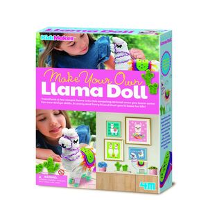 4M Kidzmaker Make Your Own Llama Doll Crafting Kit