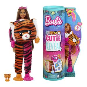 Barbie Cutie Reveal Jungle Series Tiger Doll HKP99