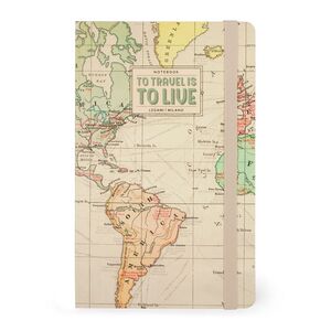 Legami Lined Notebook - Photo Notebook - Medium - Travel