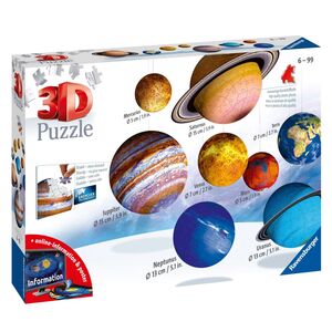 Ravensburger Solar System 27/54/72/ 3D Puzzle