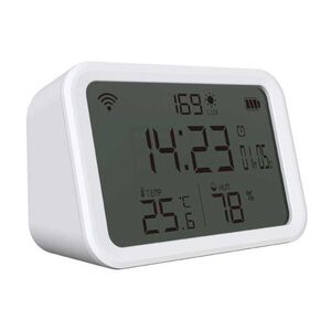 Porodo WiFi Smart Clock Ambience Sensor - White