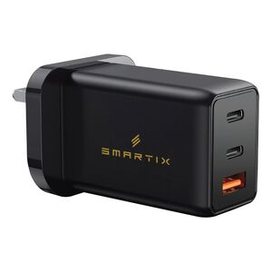 Smart Premium 65W GaN Power Adapter - Black