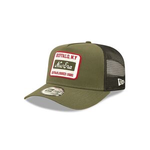 New Era State Patch Trucker Men's Cap - Green (One Size)
