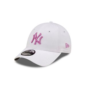 New Era MLB League Essential New York Yankees 9Forty Men's Cap - White & Pink (One Size)