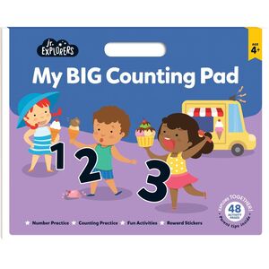 Junior Explorers - My Big Counting Pad | Hinkler Books