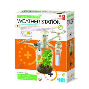 4M Weather Station Green Science Kit