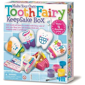 4M Make Your Own Tooth Fairy Keepsake Box Crafting Kit