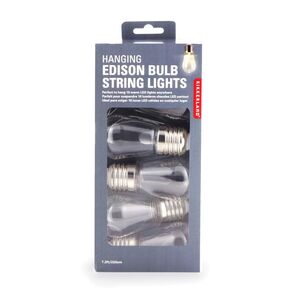 Kikkerland Edison Bulb String Lights