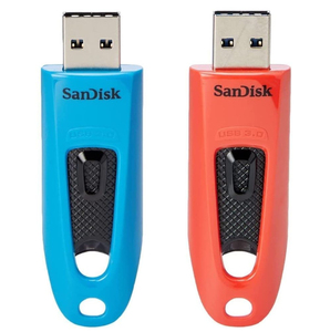 Sandisk USB 64GB Ultra Flash Drives (Set of 2) - USB 3.0 up to 120Mb/S