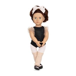 Our Generation Kiera Ballet Doll With Tulle Sleeves & Hair Bow