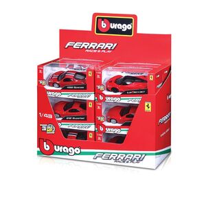 Bburago 18-36200 Ferrari Race & Play 1.43 Scale Die-Cast Model Car - Motorized (Assortment - Includes 1)