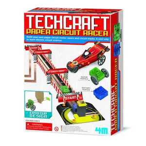 4M Techcraft Paper Circuit Racer Science Kit
