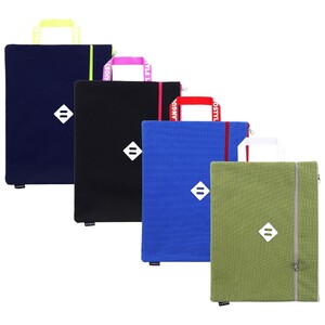 Languo Color Handle Two Layer File Pouch