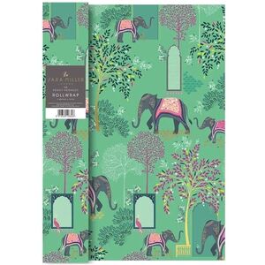 Sara Miller Elephant Oasis Roll Gift Wrap (3m x 70 cm)