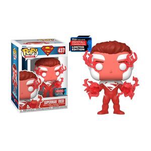 Funko Pop! Heroes Red Superman 3.75-Inch Vinyl Figure (NYCC 2022 Limited Edition)