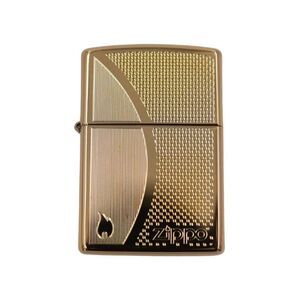 Zippo 254B AE184307 High Polish Brass Wo Solid Brass Windproof Lighter