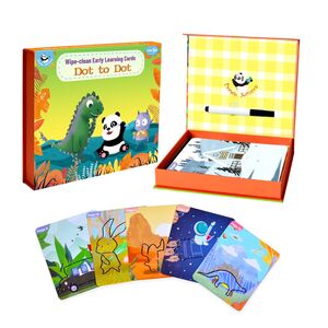 Panda Juniors Wiple-Clean Early Learning Cards - Dot To Dot (PJ003-1)