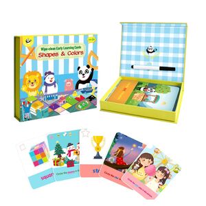 Panda Juniors Wiple-Clean Early Learning Cards - Shapes & Colors (PJ003-2)