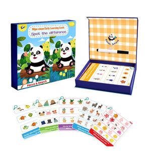 Panda Juniors Wiple-Clean Early Learning Cards - Spot The Defference (PJ003-5)