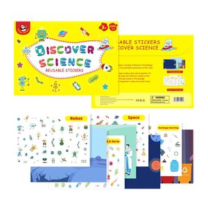 Panda Juniors Reusable Stickers - Discover Sciences (PJ013-2)