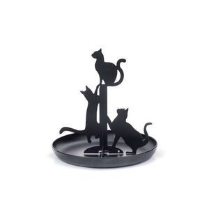 Kikkerland Black Cats Jewelry Holder