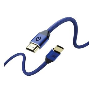 Powerology 8K HDMI Braided Cable 3m - Dark Blue