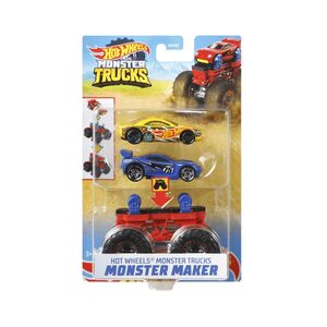 Mattel Hot Wheels Monster Truck Monster Maker Bone Scorpedo 1/64 Diecast Cars (GWW14)
