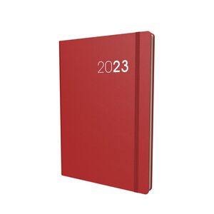 Collins Debden Legacy A5 Day To Page Diary 2023 - Red