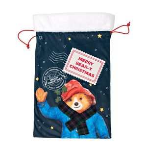Paddington Fabric Present Sack Merry Bear-Y Christmas