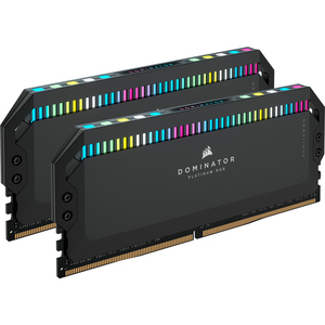 Corsair Dominator Platinum RGB 64GB (2x32GB) DDR5 DRAM 5200MHz C40 - Black