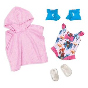 Our Generation Seaside Blossom Swimsuit Outfit