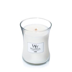 Woodwick Candle Medium Hourglass Linen 275g