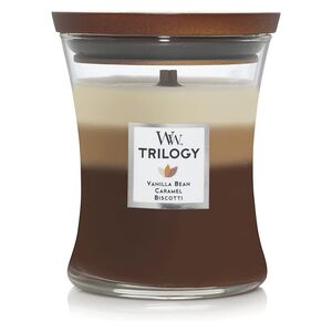 Woodwick Candle Trilogy Large Hourglass Cafe Sweets 610g