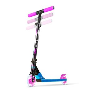 Madd Gear Carve Rize 100 Foldable Light-Up Scooter - Pink/Blue