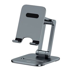 Baseus Desktop Biaxial Foldable Metal Phone Stand - Grey