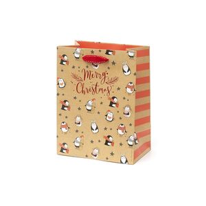 Legami Christmas Gift Bag - Medium - Penguin