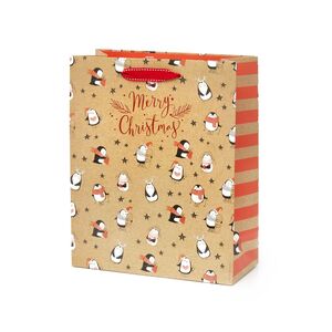 Legami Christmas Gift Bag - Large - Penguin