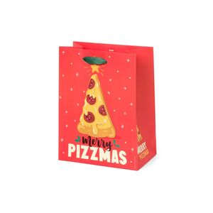 Legami Christmas Gift Bag - Medium - Pizza