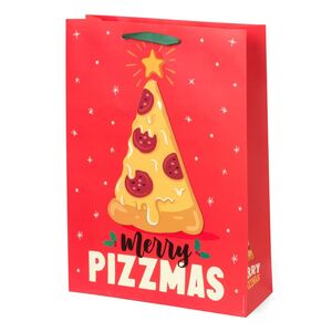 Legami Christmas Gift Bag - X-Large - Pizza