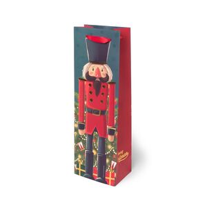 Legami Christmas Gift Bag - Bottle - Nutcracker