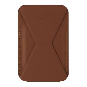 MOFT Snap-On Phone Stand & Wallet - Brown