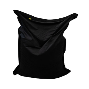 Lazy Panda Giant Velvet Bean Bag (70 x 140 x 180cm)  - Black