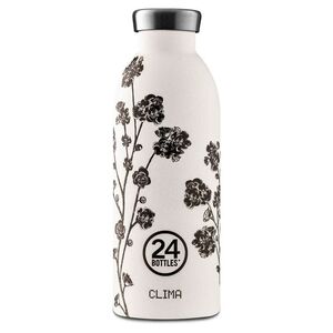 24 Bottles Clima Stainless Steel Water Bottle 500ml - White Rose